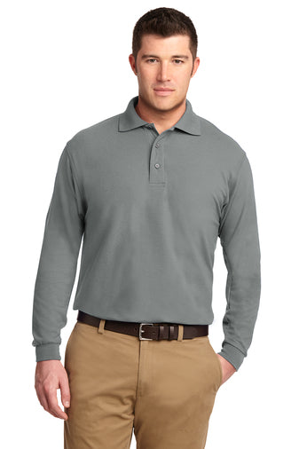 Port Authority Silk Touch Long Sleeve Polo