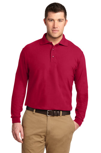 Port Authority Silk Touch Long Sleeve Polo