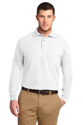 Port Authority Silk Touch Long Sleeve Polo