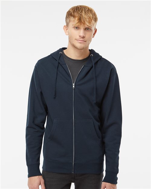 Independent Trading Co. Unisex Camo Midweight Full-Zip Hooded Sweatshirt