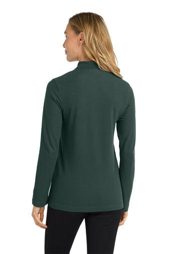 Port Authority Ladies Silk Touch Long Sleeve Polo