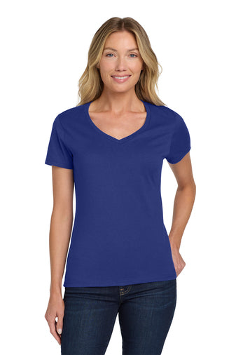 Hanes Women's Perfect-T Cotton V-Neck T-Shirt