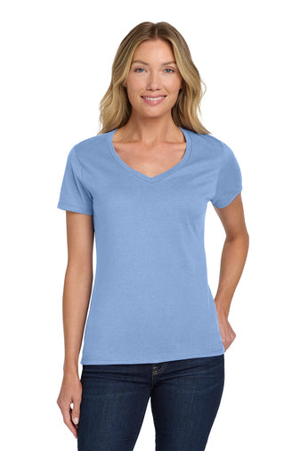 Hanes Women's Perfect-T Cotton V-Neck T-Shirt