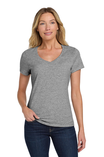 Hanes Women's Perfect-T Cotton V-Neck T-Shirt