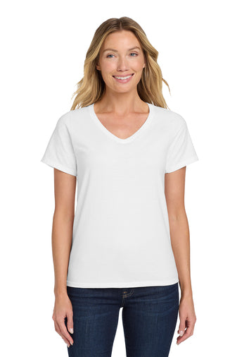 Hanes Women's Perfect-T Cotton V-Neck T-Shirt