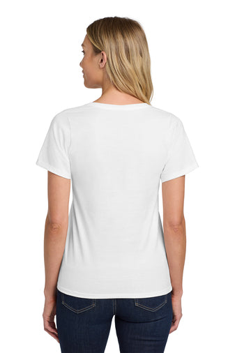 Hanes Women's Perfect-T Cotton V-Neck T-Shirt