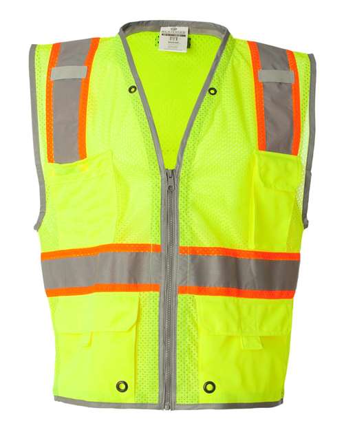 Kishigo Unisex Premium Brilliant Series Heavy-Duty Class 2 Vest