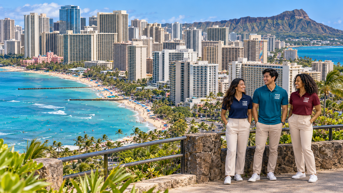 Custom Embroidered Apparel in Honolulu, Hawaii