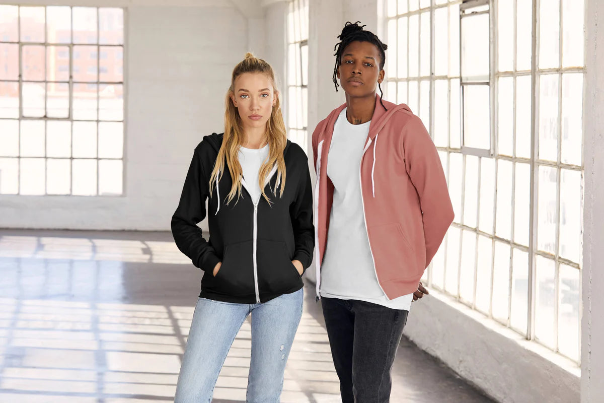 BELLA+CANVAS Unisex Sponge Fleece Full-Zip Hoodie