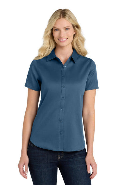 Port Authority Women's Short Sleeve SuperPro React Twill Shirt