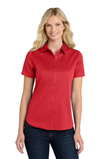 Port Authority Women's Short Sleeve SuperPro React Twill Shirt
