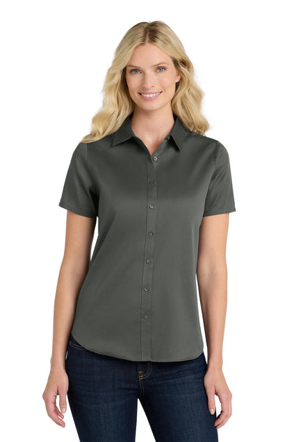 Port Authority Women's Short Sleeve SuperPro React Twill Shirt