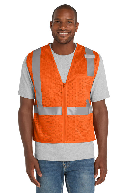 CornerStone ANSI 107 Class 2 Mesh Zippered Vest