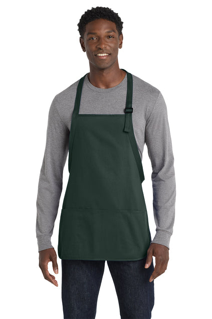 Port Authority Medium-Length Apron with Pouch Pockets