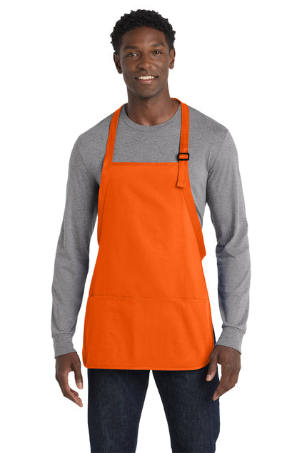 Port Authority Medium-Length Apron with Pouch Pockets