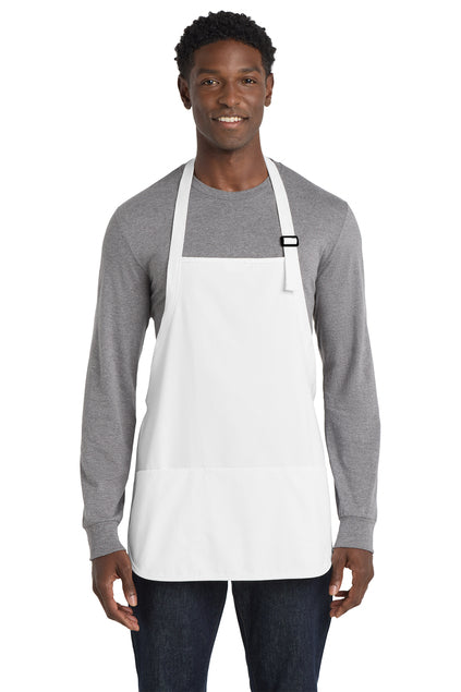 Port Authority Medium-Length Apron with Pouch Pockets