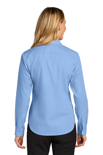 Port Authority Women’s Long Sleeve Nailhead Easy Care Shirt