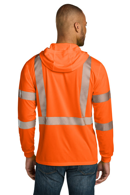 CornerStone ANSI 107 Class 3 Long Sleeve Segmented Tape Hooded Tee