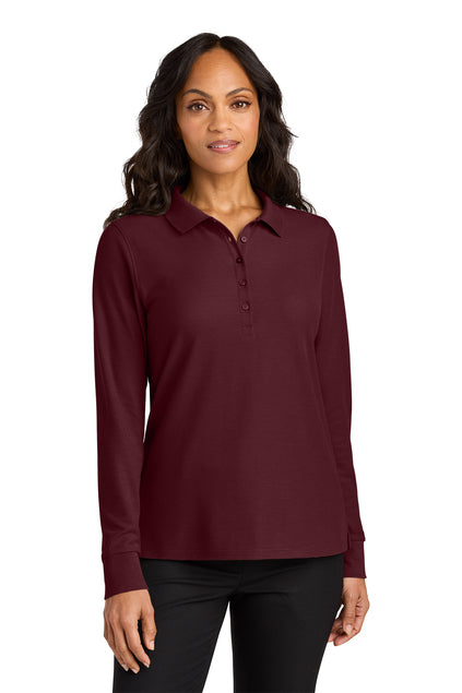 Port Authority Women’s Wearever Signature Pique Long Sleeve Polo