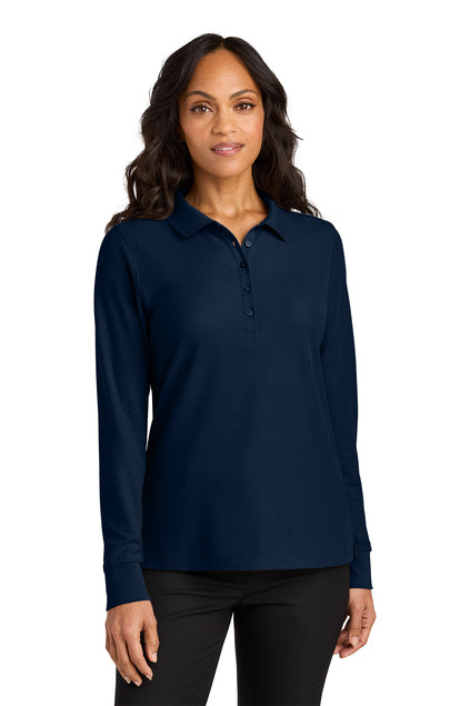 Port Authority Women’s Wearever Signature Pique Long Sleeve Polo