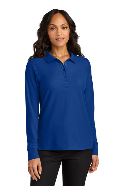 Port Authority Women’s Wearever Signature Pique Long Sleeve Polo