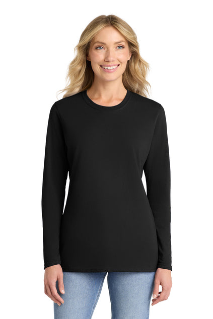 Port & Co Women's Long Sleeve Core Cotton Tee