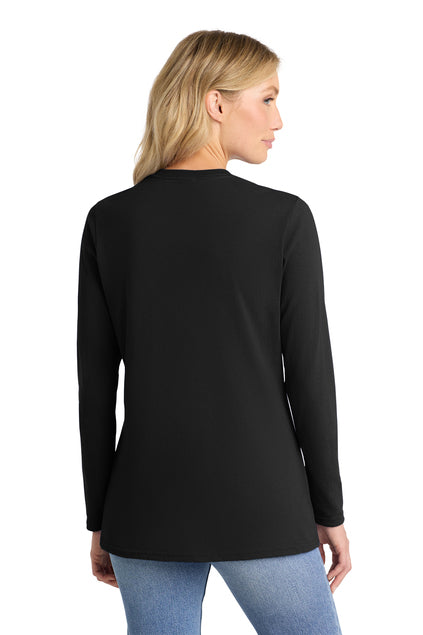 Port & Co Women's Long Sleeve Core Cotton Tee