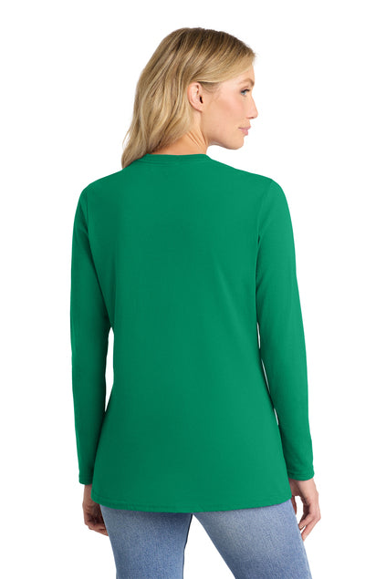 Port & Co Women's Long Sleeve Core Cotton Tee