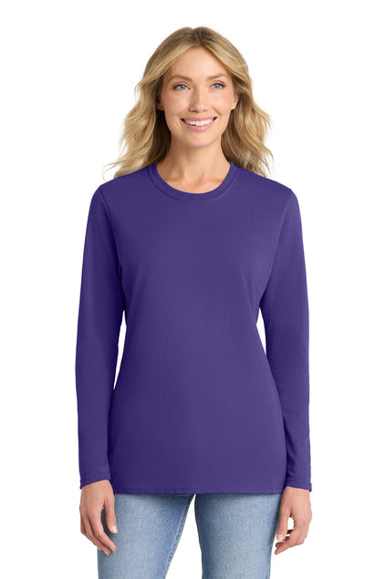 Port & Co Women's Long Sleeve Core Cotton Tee