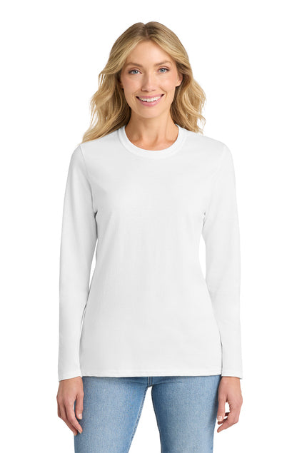 Port & Co Women's Long Sleeve Core Cotton Tee