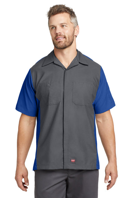 Red Kap Short Sleeve Ripstop Crew Shirt