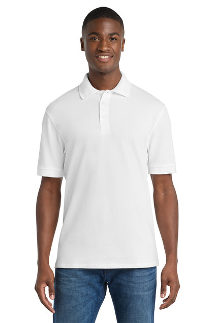 Port & Co Combed Ring Spun Pique Polo
