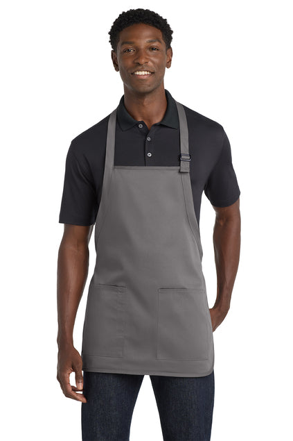 Port Authority Medium-Length Two-Pocket Bib Apron