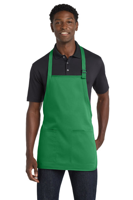 Port Authority Medium-Length Two-Pocket Bib Apron