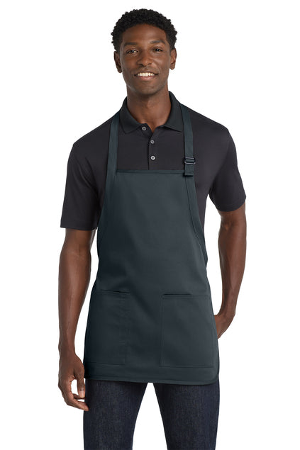Port Authority Medium-Length Two-Pocket Bib Apron