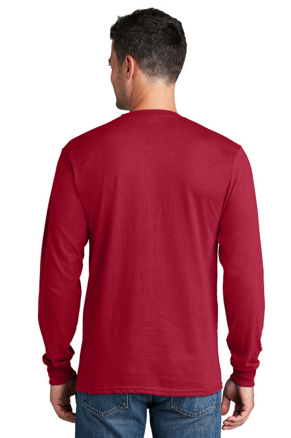 Port & Co Long Sleeve Core Cotton Tee