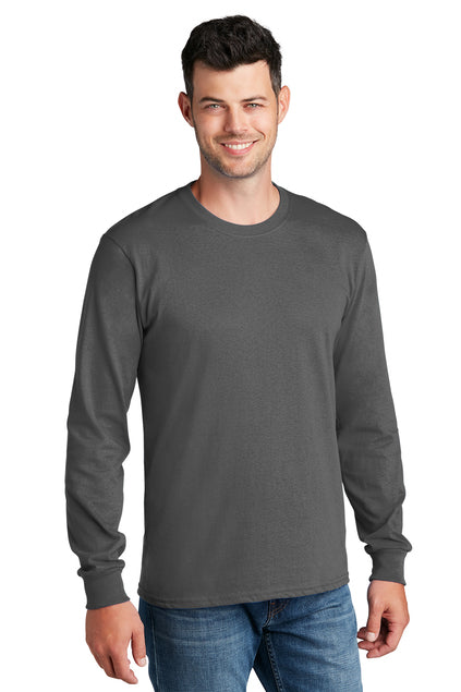 Port & Co Long Sleeve Core Cotton Tee