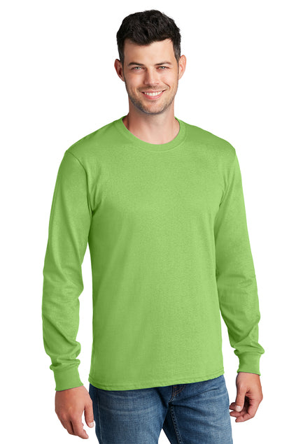 Port & Co Long Sleeve Core Cotton Tee