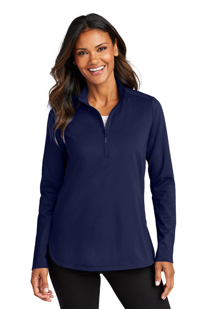 Port Authority Women's C-FREE Double Knit 1/4-Zip