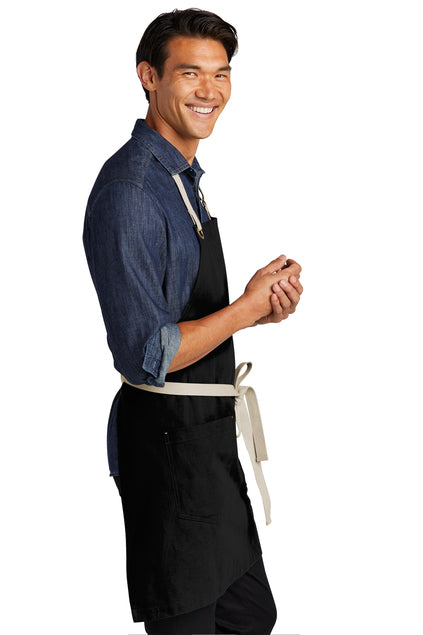 Port Authority Canvas Full-Length Two-Pocket Apron