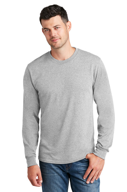 Port & Co Long Sleeve Core Cotton Tee