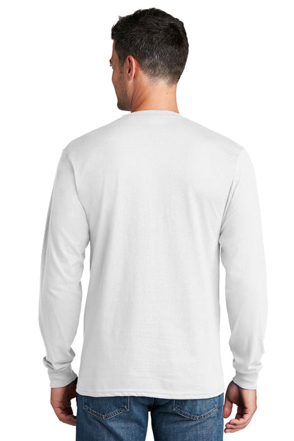 Port & Co Long Sleeve Core Cotton Tee