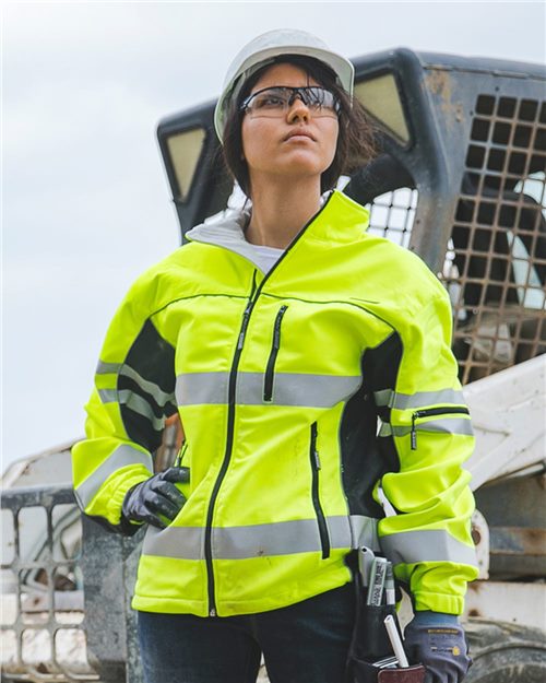 Kishigo UnisexUnisex Premium Black Series Class 3 Soft Shell Jacket