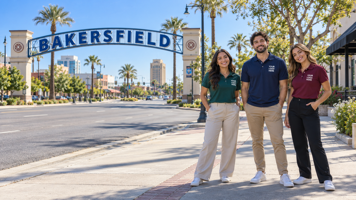 Custom Embroidered Apparel in Bakersfield, California