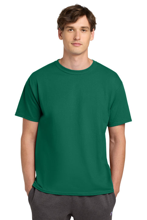 Champion Heritage 6-Oz. Jersey Tee with custom logo embroidery