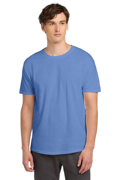 Champion Heritage 6-Oz. Jersey Tee with custom logo embroidery