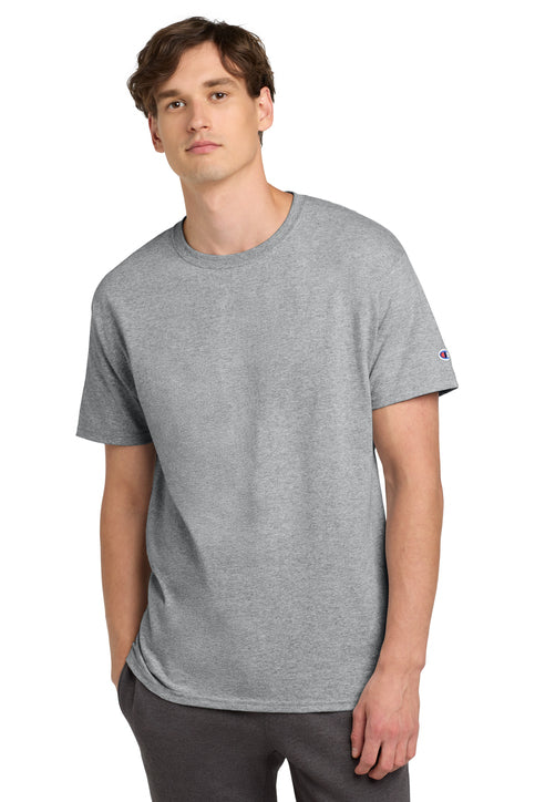 Champion Heritage 6-Oz. Jersey Tee with custom logo embroidery