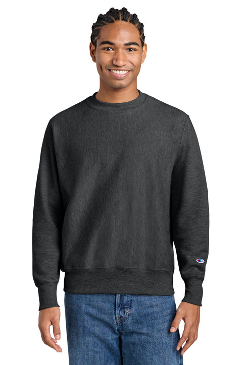 Champion Reverse Weave Crewneck Sweatshirt with custom logo embroidery