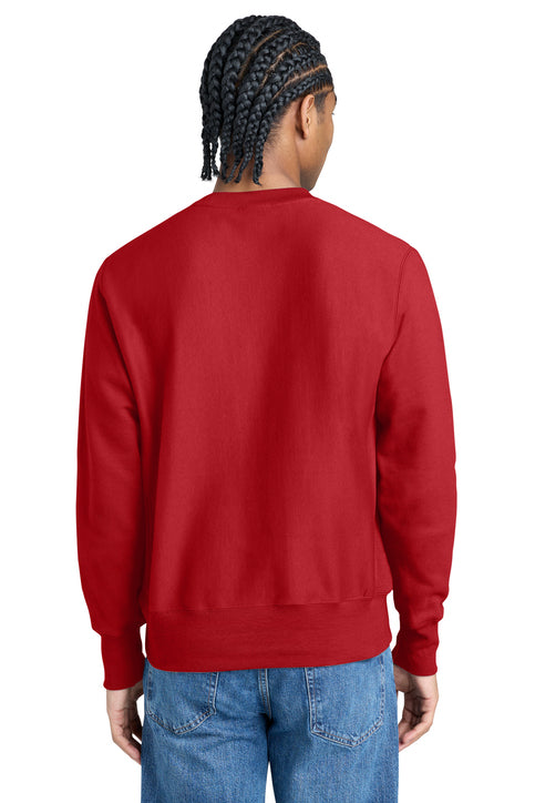 Champion Reverse Weave Crewneck Sweatshirt with custom logo embroidery