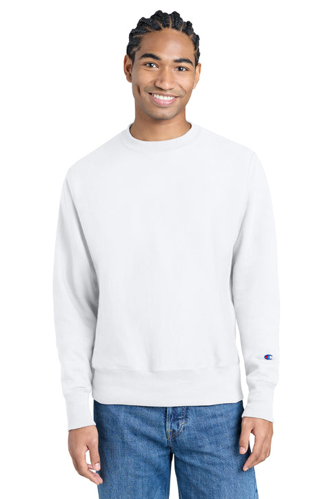 Champion Reverse Weave Crewneck Sweatshirt with custom logo embroidery
